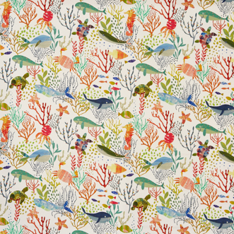 Bubbles, Jungle - Fabric Only